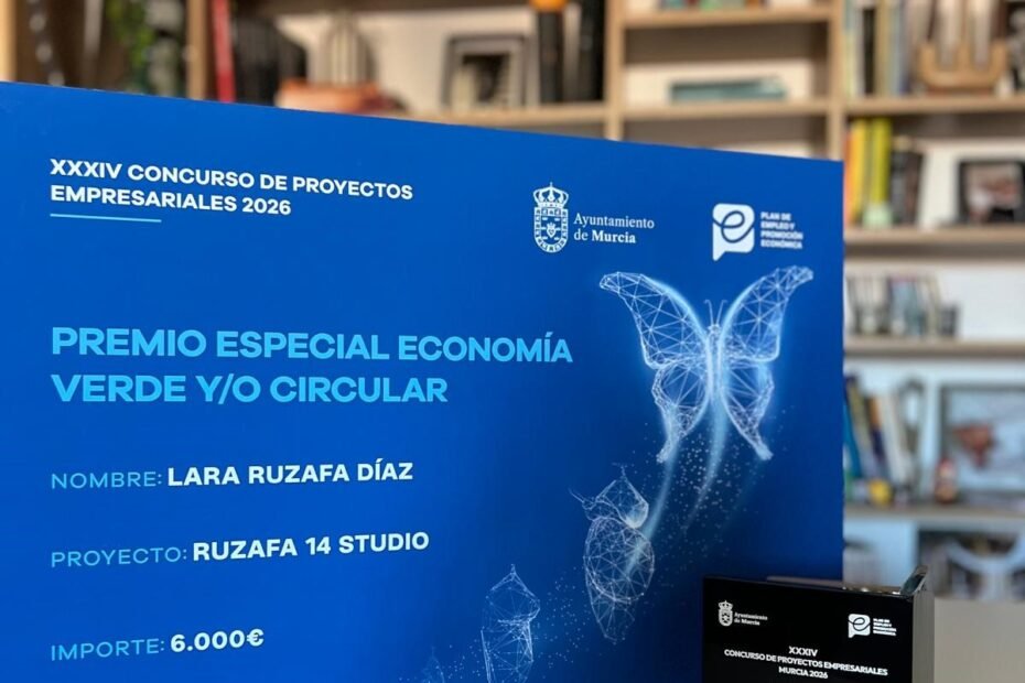 premio para categoría economía verde Ayuntamiento de Murcia - Arquitectura sostenible ruzafa14studio